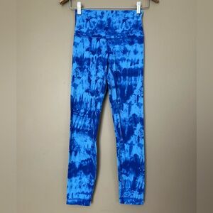 {Lululemon} Align Pant II 25" Leggings in Game Day Blue Multi - Womens 4